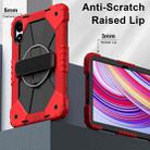 For Xiaomi Poco Pad 12.1 Contrast Color Robot Silicone Hybrid PC Tablet Case(Red Black) - 2