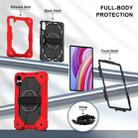 For Xiaomi Poco Pad 12.1 Contrast Color Robot Silicone Hybrid PC Tablet Case(Red Black) - 3