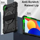 For Xiaomi Redmi Pad SE 8.7 Contrast Color Robot Silicone Hybrid PC Tablet Case(Black) - 2