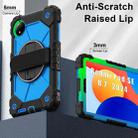 For Xiaomi Redmi Pad SE 8.7 Contrast Color Robot Silicone Hybrid PC Tablet Case(Black Blue) - 2