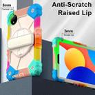 For Xiaomi Redmi Pad SE 8.7 Contrast Color Robot Silicone Hybrid PC Tablet Case(Colorful Blue) - 2