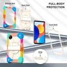 For Xiaomi Redmi Pad SE 8.7 Contrast Color Robot Silicone Hybrid PC Tablet Case(Colorful Blue) - 3