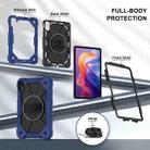 For Xiaomi Redmi Pad 2 11 2025 Contrast Color Robot Silicone Hybrid PC Tablet Case(Navy Black) - 3