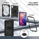 For Xiaomi Redmi Pad 2 11 2025 Contrast Color Robot Silicone Hybrid PC Tablet Case(Black) - 3