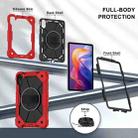 For Xiaomi Redmi Pad 2 11 2025 Contrast Color Robot Silicone Hybrid PC Tablet Case(Red Black) - 3
