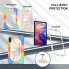 For Xiaomi Redmi Pad 2 11 2025 Contrast Color Robot Silicone Hybrid PC Tablet Case(Colorful Blue) - 3