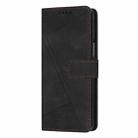 For Samsung Galaxy Z Fold4 Dream Triangle Folding Leather Phone Case with Lanyard(Black) - 2