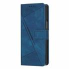 For Samsung Galaxy Z Fold7 Dream Triangle Leather Phone Case with Lanyard(Blue) - 2