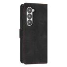 For Samsung Galaxy Z Fold7 Dream Triangle Leather Phone Case with Lanyard(Black) - 3