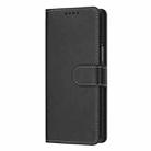 For Samsung Galaxy Z Fold6 Stitching Calf Texture Buckle Folding Leather Phone Case(Black) - 2