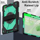 For Huawei MatePad Air 12 2024 Contrast Color Robot Silicone Hybrid PC Tablet Case(Black Mint Green) - 2