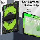 For Huawei MatePad Air 12 2024 Contrast Color Robot Silicone Hybrid PC Tablet Case(Black Yellow Green) - 2
