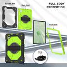 For Huawei MatePad Air 12 2024 Contrast Color Robot Silicone Hybrid PC Tablet Case(Black Yellow Green) - 3