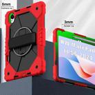 For Huawei MatePad 11.5 S Contrast Color Robot Silicone Hybrid PC Tablet Case(Red Black) - 3