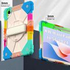 For Huawei MatePad 11.5 S Contrast Color Robot Silicone Hybrid PC Tablet Case(Colorful Blue) - 3