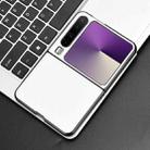 For Huawei Pura X Crocodile Texture Back Cover Phone Case(White) - 2