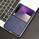 For Huawei Pura X Crocodile Texture Back Cover Phone Case(Blue) - 2