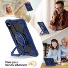 For Xiaomi Redmi Pad Pro 12.1 Contrast Color Robot Silicone Hybrid PC Tablet Case(Navy Black) - 2