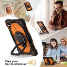 For Xiaomi Redmi Pad Pro 12.1 Contrast Color Robot Silicone Hybrid PC Tablet Case(Black Orange) - 2