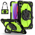For Xiaomi Redmi Pad Pro 12.1 Contrast Color Robot Silicone Hybrid PC Tablet Case(Black Yellow Green) - 1