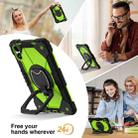 For Xiaomi Redmi Pad Pro 12.1 Contrast Color Robot Silicone Hybrid PC Tablet Case(Black Yellow Green) - 2
