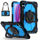 For Xiaomi Redmi Pad Pro 12.1 Contrast Color Robot Silicone Hybrid PC Tablet Case(Black Blue) - 1