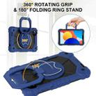 For Xiaomi Redmi Pad SE 8.7 Contrast Color Robot Silicone Hybrid PC Tablet Case(Navy Black) - 3