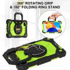 For Xiaomi Redmi Pad SE 8.7 Contrast Color Robot Silicone Hybrid PC Tablet Case(Black Yellow Green) - 3