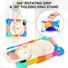 For Xiaomi Redmi Pad SE 8.7 Contrast Color Robot Silicone Hybrid PC Tablet Case(Colorful Blue) - 3