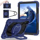 For Xiaomi Redmi Pad 2 11 2025 Contrast Color Robot Silicone Hybrid PC Tablet Case(Navy Black) - 2