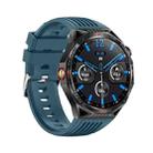 HT28 1.85 inch Silicone Strap IP68 Waterproof Smart Watch, Support Sleep Monitoring(Blue) - 2