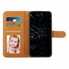 For Samsung Galaxy M35 Stitching Calf Texture Buckle Leather Phone Case(Yellow) - 3