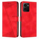 For HMD Pulse Pro Dream Triangle Leather Phone Case with Long  Lanyard(Red) - 1