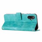 For Samsung Galaxy F06 / M06 5G Dream Triangle Leather Phone Case with Long  Lanyard(Green) - 3