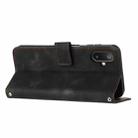 For Samsung Galaxy F06 / M06 5G Dream Triangle Leather Phone Case with Long  Lanyard(Black) - 3