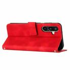 For Samsung Galaxy F16 / M16 5G Dream Triangle Leather Phone Case with Long  Lanyard(Red) - 3