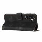 For Samsung Galaxy F16 / M16 5G Dream Triangle Leather Phone Case with Long  Lanyard(Black) - 3