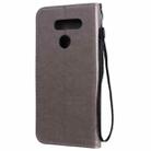 For LG K50S Tree & Cat Embossed Pattern Horizontal Flip Leather Case with Holder & Card Slots & Wallet & Lanyard(Gray) - 3