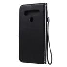 For LG K61 Tree & Cat Embossed Pattern Horizontal Flip Leather Case with Holder & Card Slots & Wallet & Lanyard(Black) - 3