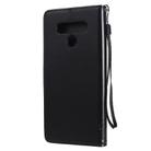 For LG Stylo 6 Tree & Cat Embossed Pattern Horizontal Flip Leather Case with Holder & Card Slots & Wallet & Lanyard(Black) - 2