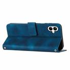 For Samsung Galaxy A07 4G Dream Triangle Leather Phone Case with Lanyard(Blue) - 3