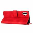 For Samsung Galaxy A07 4G Dream Triangle Leather Phone Case with Lanyard(Red) - 3