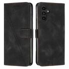 For Samsung Galaxy A17 / A26 5G Dream Triangle Leather Phone Case with Lanyard(Black) - 1