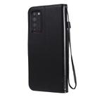 For Huawei Honor X10 5G Tree & Cat Embossed Pattern Horizontal Flip Leather Case with Holder & Card Slots & Wallet & Lanyard(Black) - 3