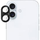 For iPhone 17 IMAK Metal Armor Premium Camera Protector Film(Black) - 1