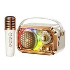 WK WD-03 Honey Portable Mini Bluetooth Speaker with RGB Light(Beige) - 1