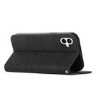 For Samsung Galaxy A06 4G Diamond Splicing Skin Feel Magnetic Leather Phone Case(Black) - 3