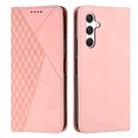 For Samsung Galaxy A56 5G Diamond Splicing Skin Feel Magnetic Leather Phone Case(Rose Gold) - 1