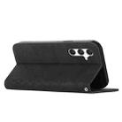 For Samsung Galaxy A56 5G Diamond Splicing Skin Feel Magnetic Leather Phone Case(Black) - 3