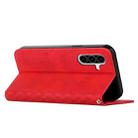 For Samsung Galaxy A36 5G Diamond Splicing Skin Feel Magnetic Leather Phone Case(Red) - 3